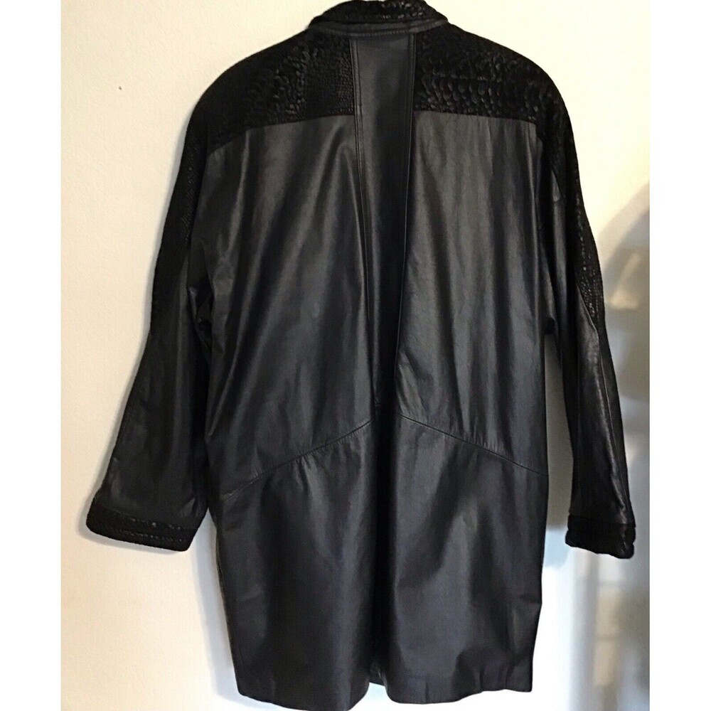 Pelle Women’s Genuine Leather Coat. Size L - Picture 3 of 8